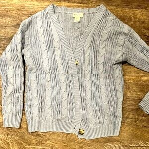 Jessica Simpson cable knit cardigan
